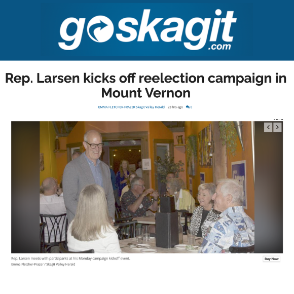 goSkagit: Rep. Larsen kicks off reelection campaign in Mount Vernon