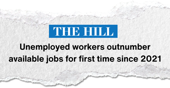 The Hill: Unemployed workers outnumber available jobs