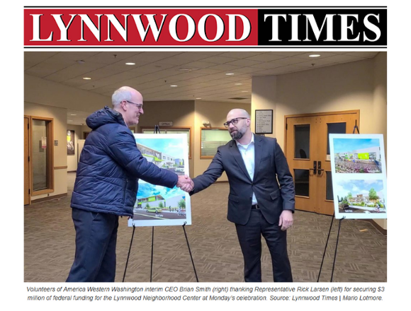 Larsen attends ribbon cutting ceremony for new Lynnwood Neighborhood Center